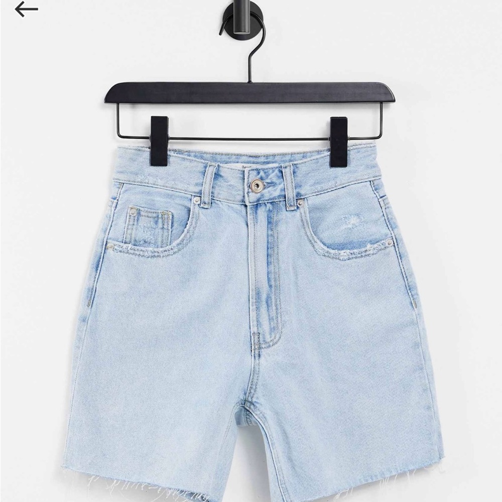 Light Wash Denim Shorts